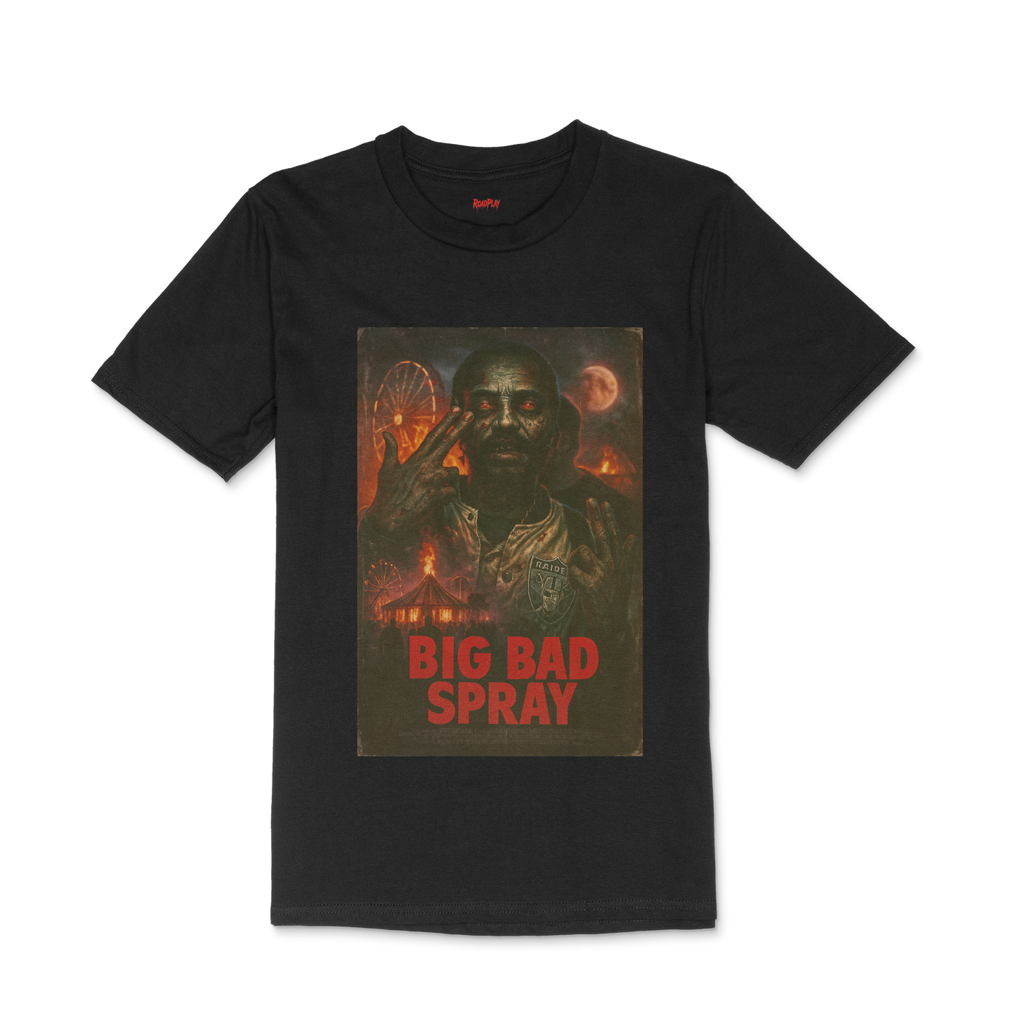 Young Spray | Black Tee