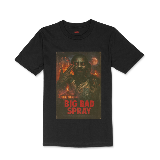 Young Spray | Black Tee